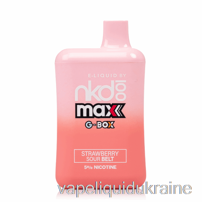 Vape Liquid Ukraine GBOX x Naked 100 5500 Disposable Strawberry Sour Belts